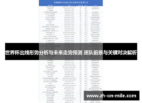 世界杯出线形势分析与未来走势预测 逐队前景与关键对决解析 世界杯出线形势分析与未来走势预测 逐队前景与关键对决解析